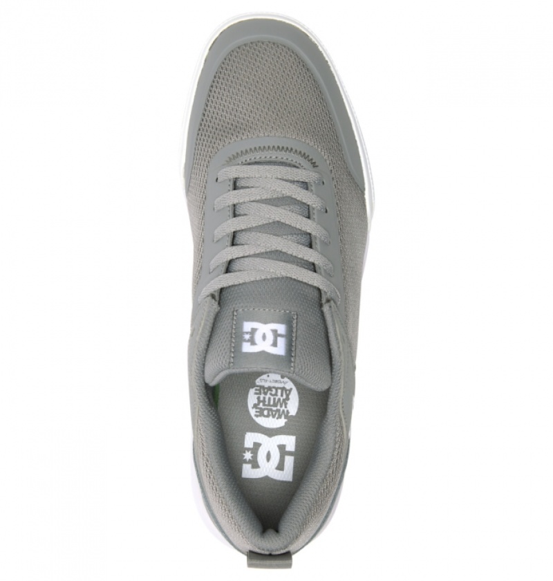 Basket DC Transit Grise Blanche Homme | ZJB-3728334