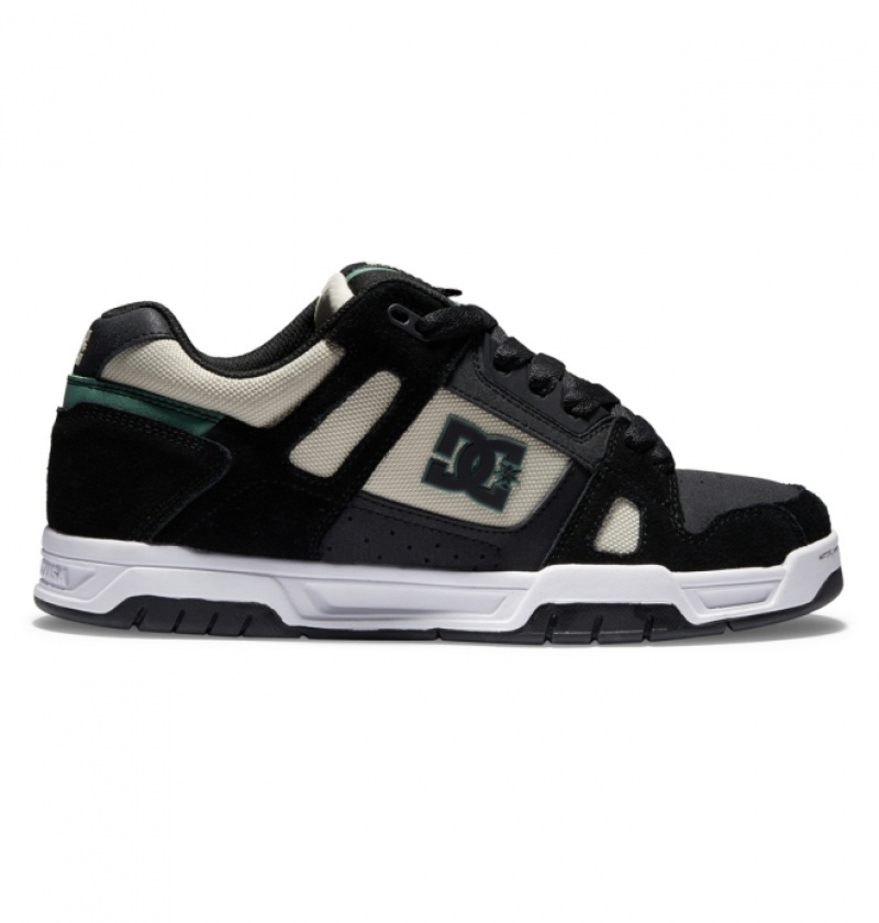 Basket DC Stag Marron Vert Homme | TZE-9204119