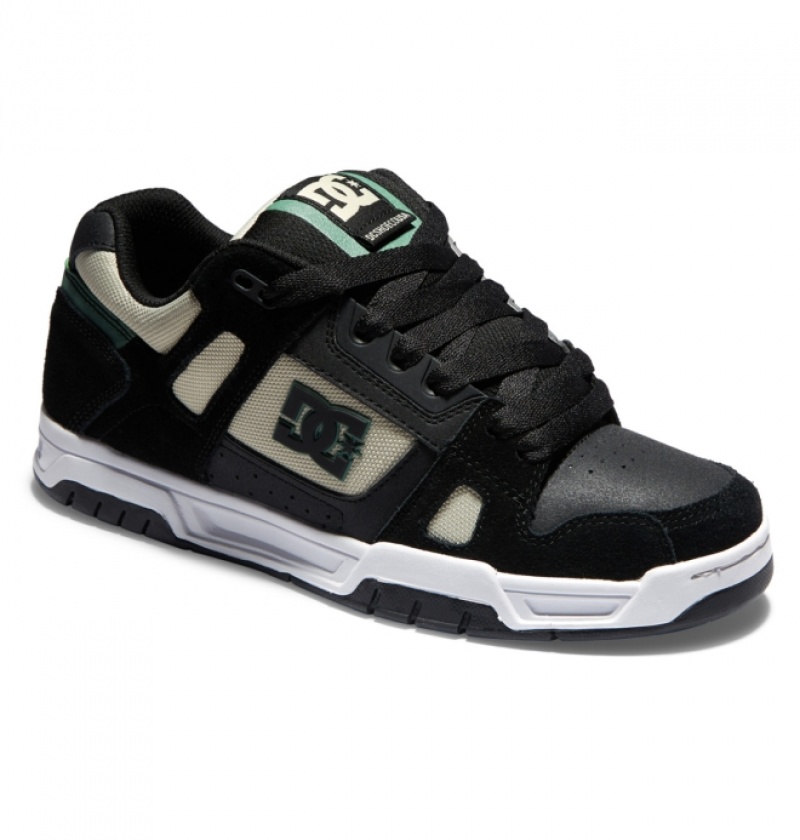 Basket DC Stag Marron Vert Homme | TZE-9204119