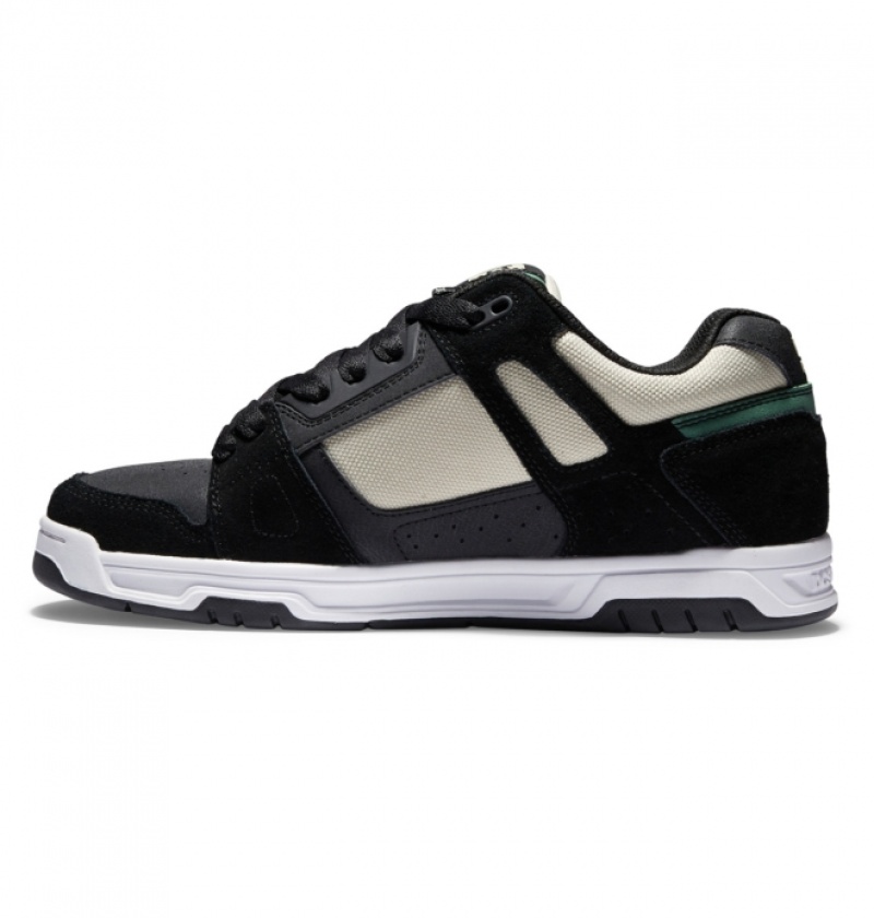 Basket DC Stag Marron Vert Homme | TZE-9204119