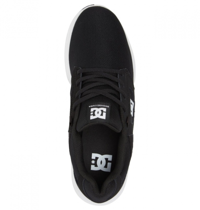 Basket DC Skyline Legere Noir Blanche Homme | XEM-1958044