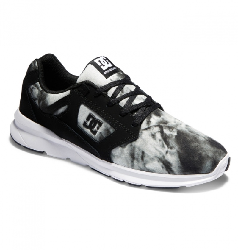 Basket DC Skyline Legere Noir Blanche Homme | API-4082848