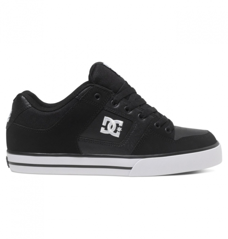 Basket DC Pure Noir Blanche Homme | UYS-4846707