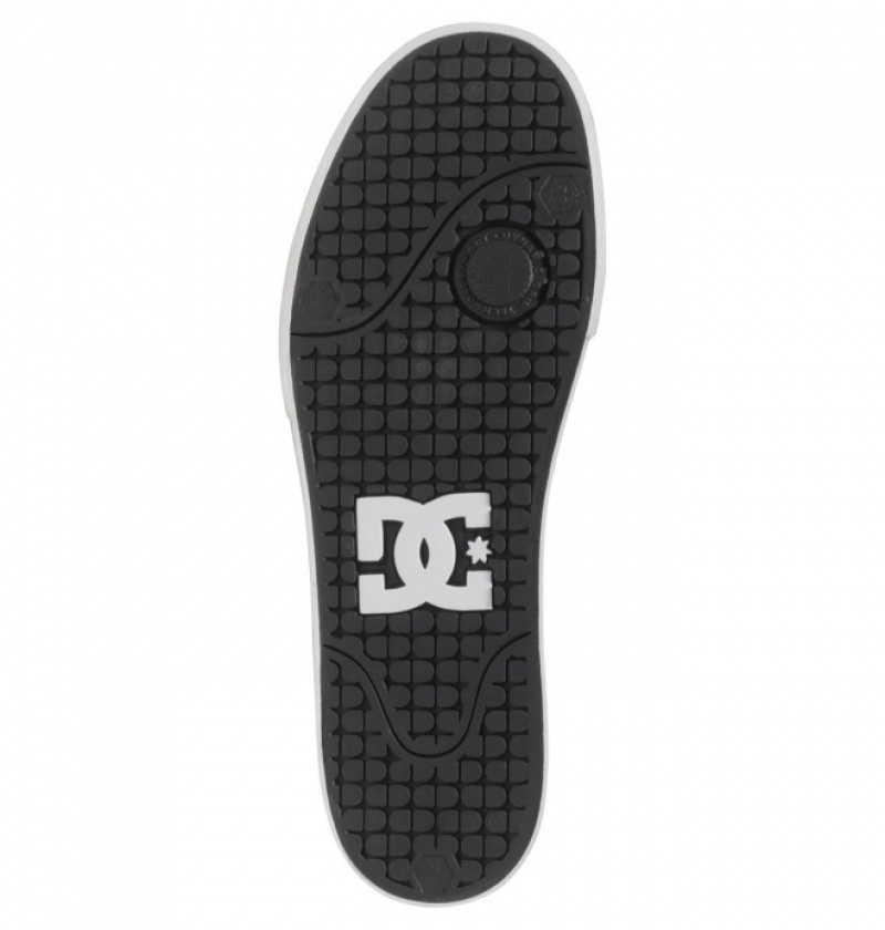 Basket DC Pure Noir Blanche Homme | UYS-4846707