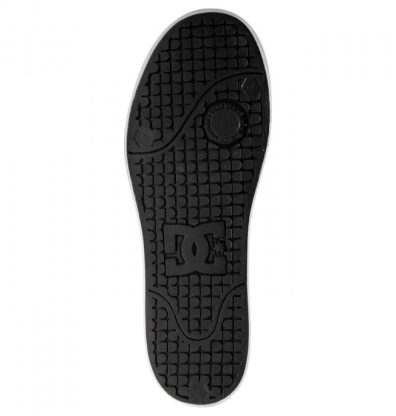 Basket DC Pure Noir Grise Homme | PHM-0887512