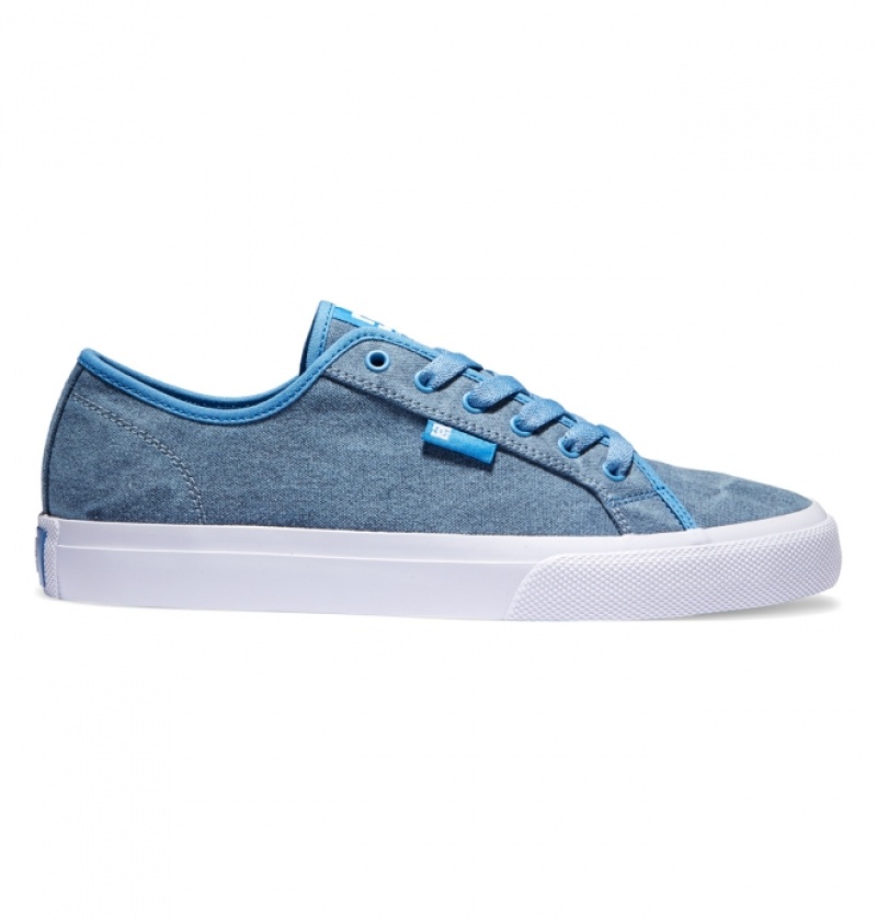 Basket DC Manual Textile Bleu Homme | NMP-0752765