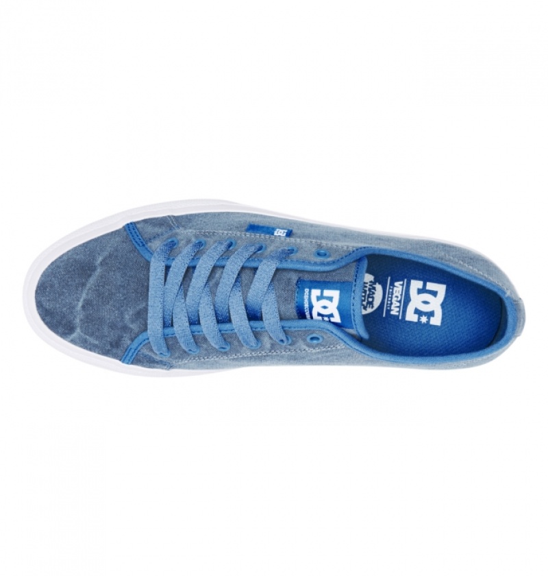 Basket DC Manual Textile Bleu Homme | NMP-0752765