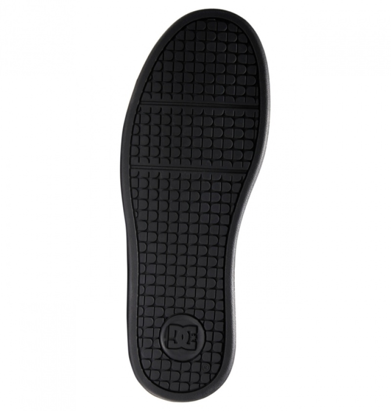 Basket DC Net Grise Noir Rouge Homme | SBU-0573152