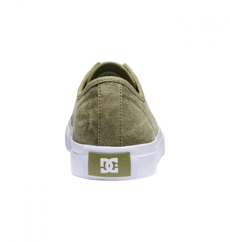 Basket DC Manual Textile Vert Olive Homme | XCD-3117390