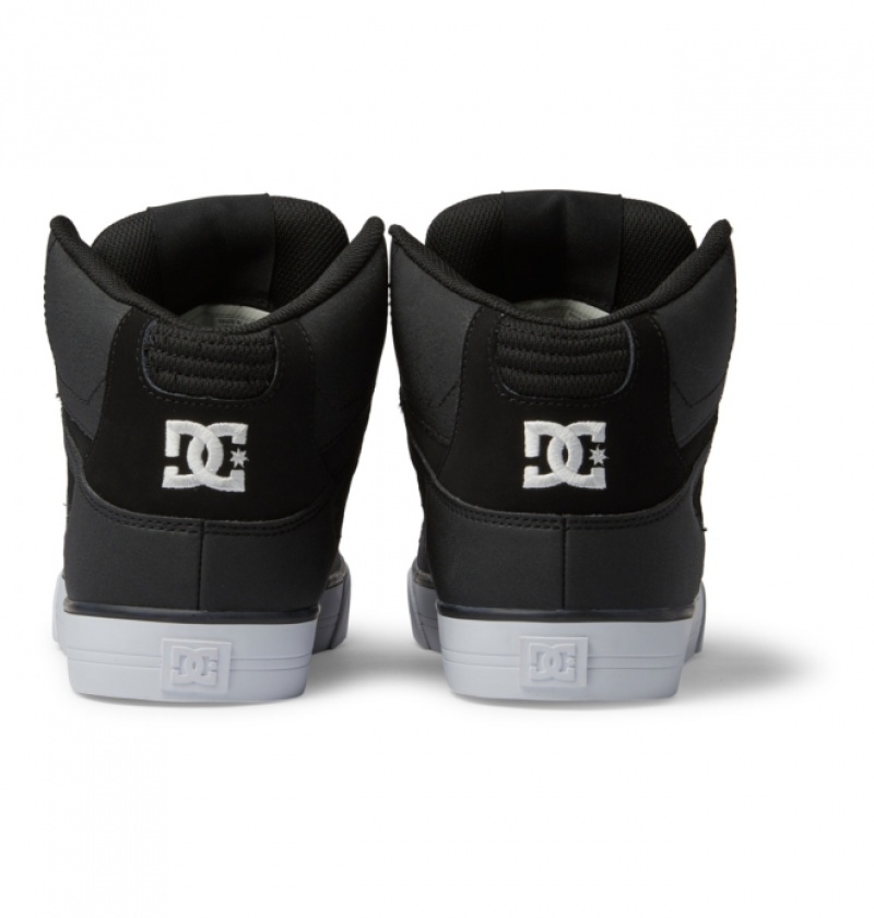 Basket DC Pure High-Top Noir Blanche Homme | DEX-2024212