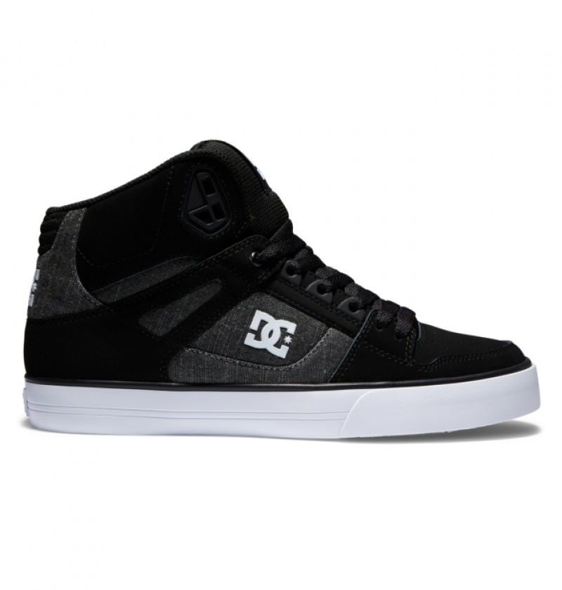 Basket DC Pure High-Top Noir Homme | DYF-0940155