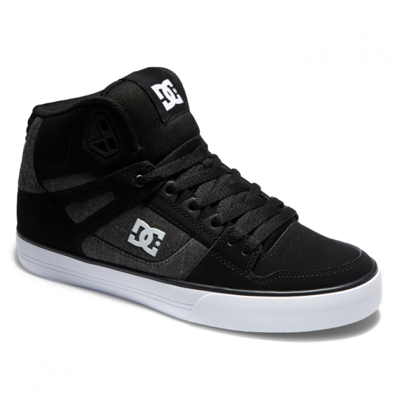 Basket DC Pure High-Top Noir Homme | DYF-0940155