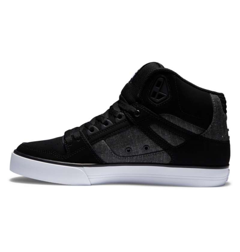 Basket DC Pure High-Top Noir Homme | DYF-0940155