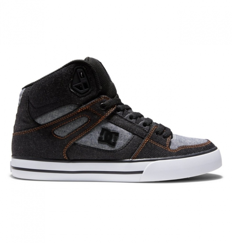 Basket DC Pure High-Top Noir Homme | OTI-0969709