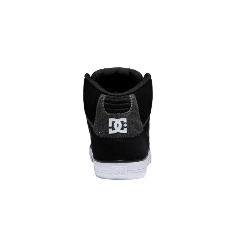 Basket DC Pure High-Top Noir Homme | DYF-0940155