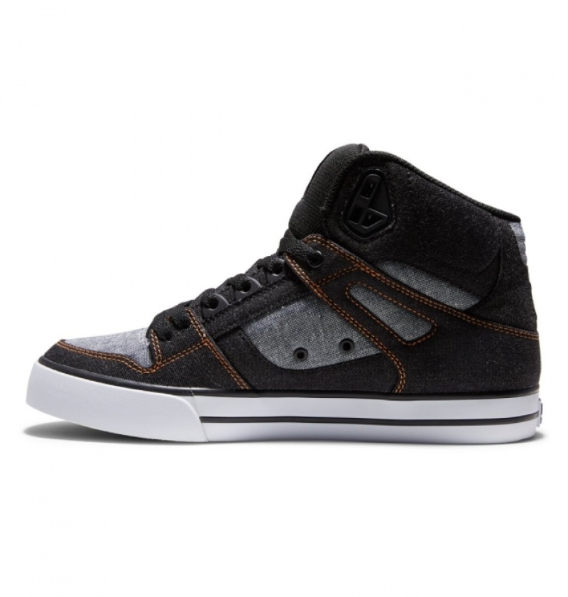 Basket DC Pure High-Top Noir Homme | OTI-0969709