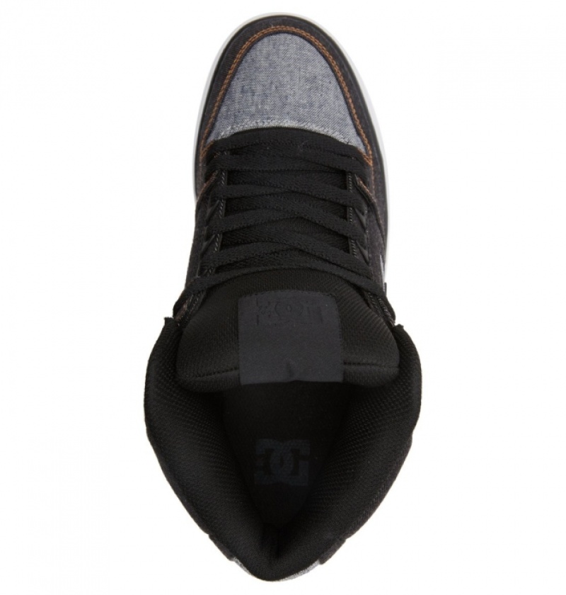 Basket DC Pure High-Top Noir Homme | OTI-0969709