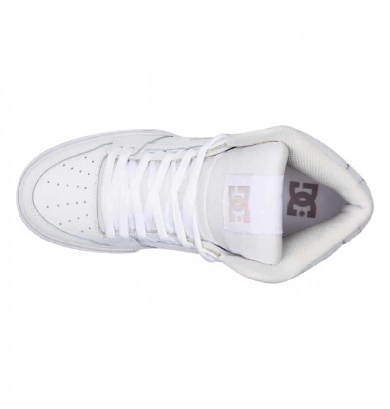 Basket DC Pure High-Top Blanche Grise Homme | JYV-3266162