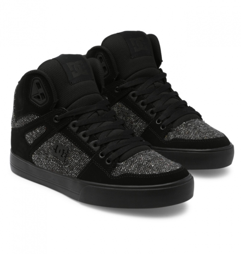 Basket DC Pure High-Top Noir Homme | IVJ-7602793