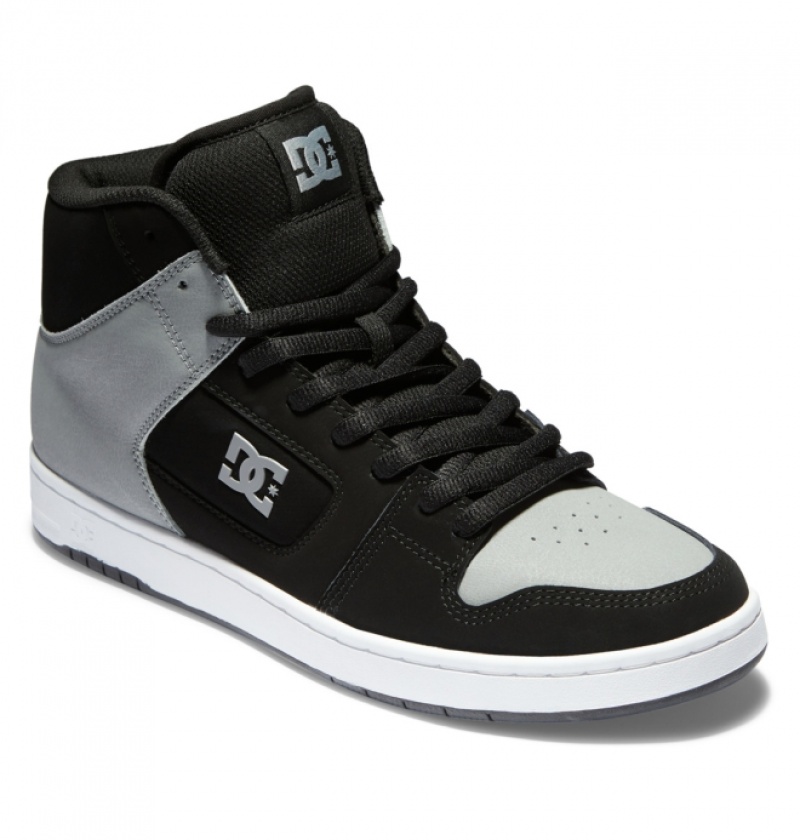 Basket DC Manteca 4 Hi High-Top Noir Grise Homme | BSJ-6429334