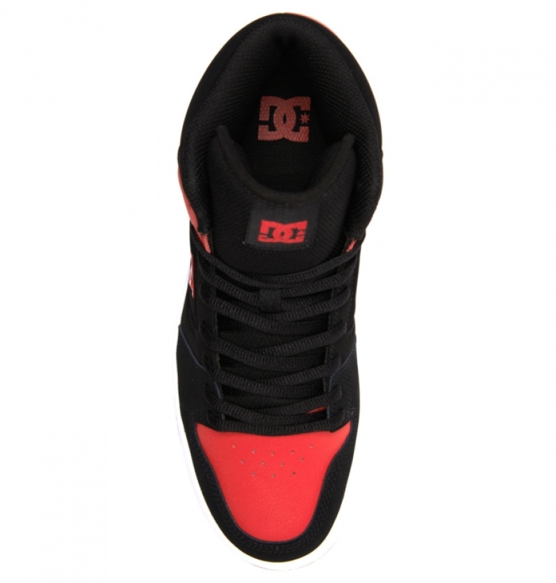 Basket DC Manteca 4 Hi High-Top Noir Rouge Homme | KGX-3831698