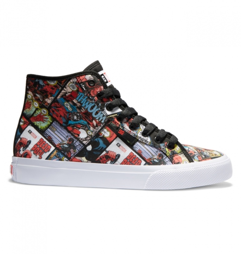 Basket DC Marvel Deadpool x DC Manual HI High-Top Noir Multicolore Homme | IZE-4460735