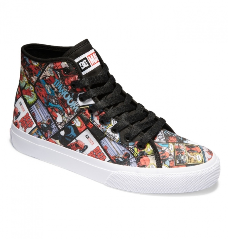 Basket DC Marvel Deadpool x DC Manual HI High-Top Noir Multicolore Homme | IZE-4460735