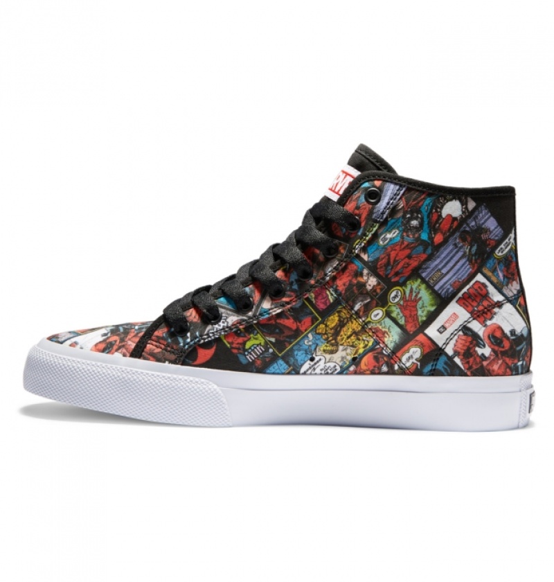 Basket DC Marvel Deadpool x DC Manual HI High-Top Noir Multicolore Homme | IZE-4460735