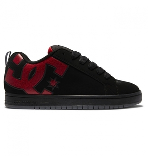 Basket DC Court Graffik Noir Rouge Homme | TPU-6628380