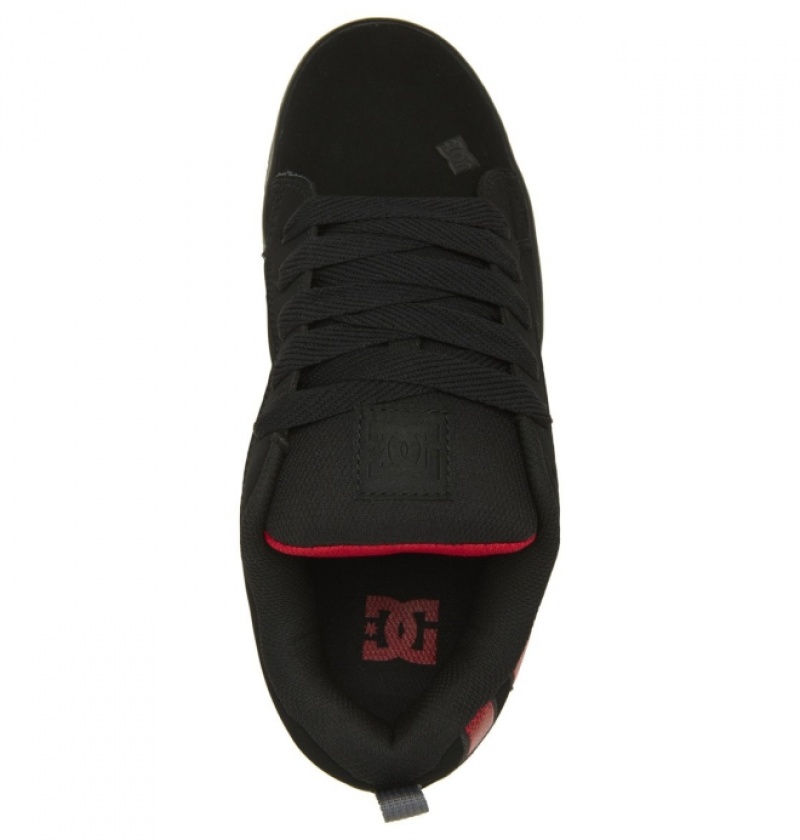 Basket DC Court Graffik Noir Rouge Homme | TPU-6628380