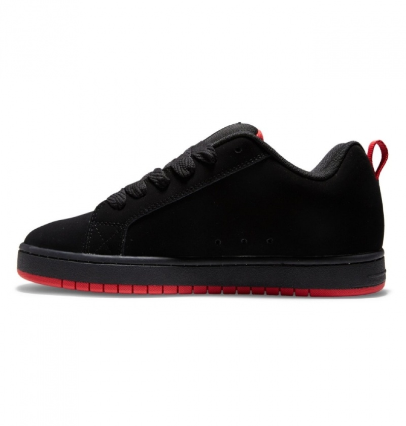 Basket DC Court Graffik Noir Grise Rouge Homme | FFT-5118975