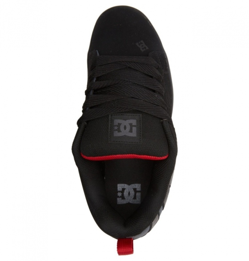 Basket DC Court Graffik Noir Grise Rouge Homme | FFT-5118975