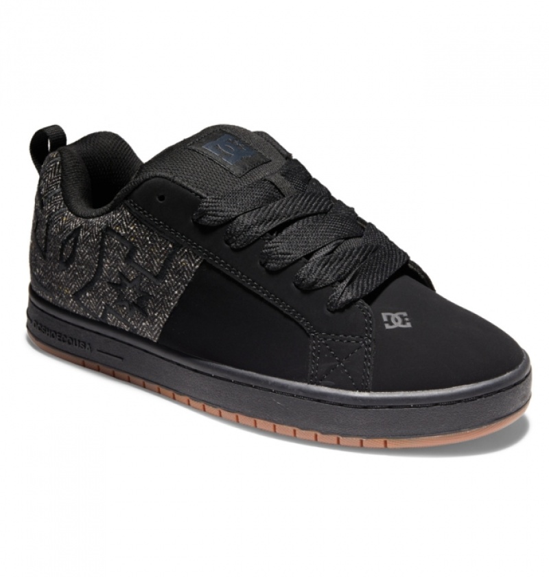 Basket DC Court Graffik Noir Homme | YWH-8461194