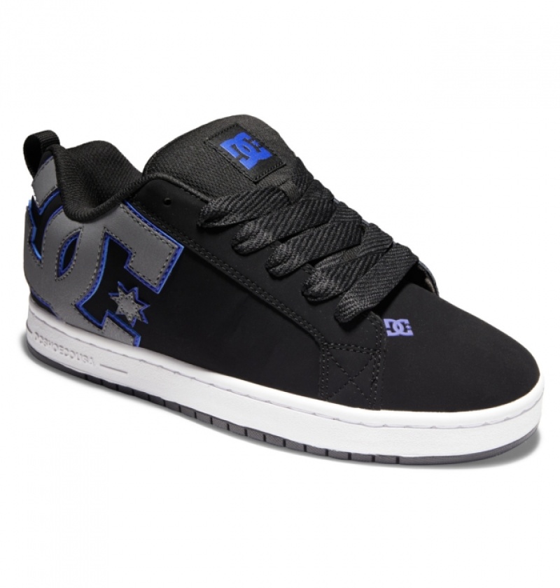 Basket DC Court Graffik Noir Bleu Grise Homme | GUI-4452470