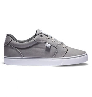 Basket DC Anvil Tela Grise Blanche Homme | VTO-0772639