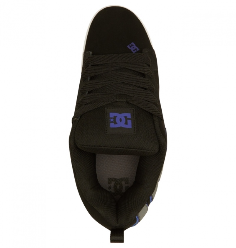 Basket DC Court Graffik Noir Bleu Grise Homme | GUI-4452470