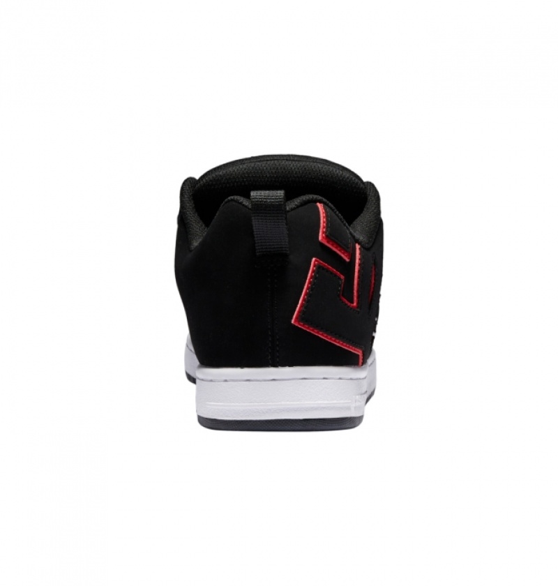 Basket DC Court Graffik Noir Rouge Blanche Homme | KKH-5712863