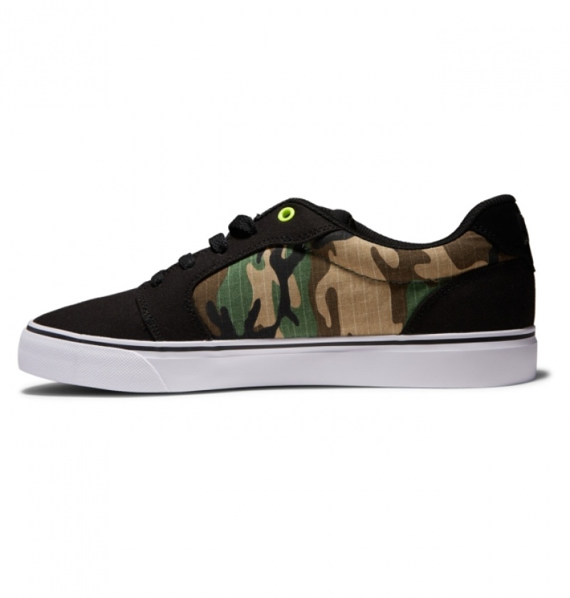 Basket DC Anvil Tela Noir Camouflage Homme | RHB-9300888