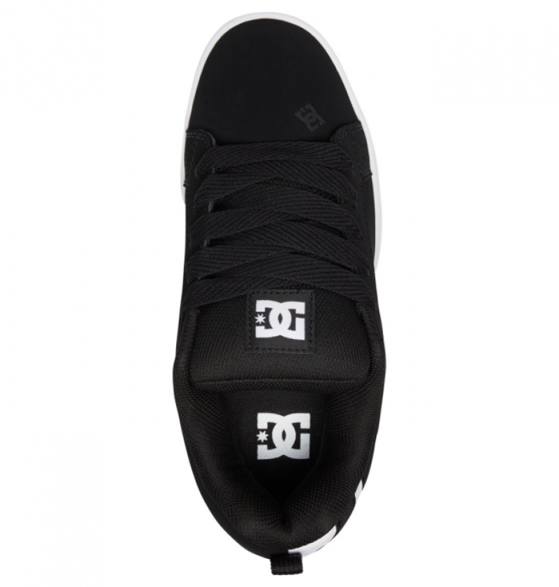 Basket DC Court Graffik Noir Blanche Homme | ASL-6531030