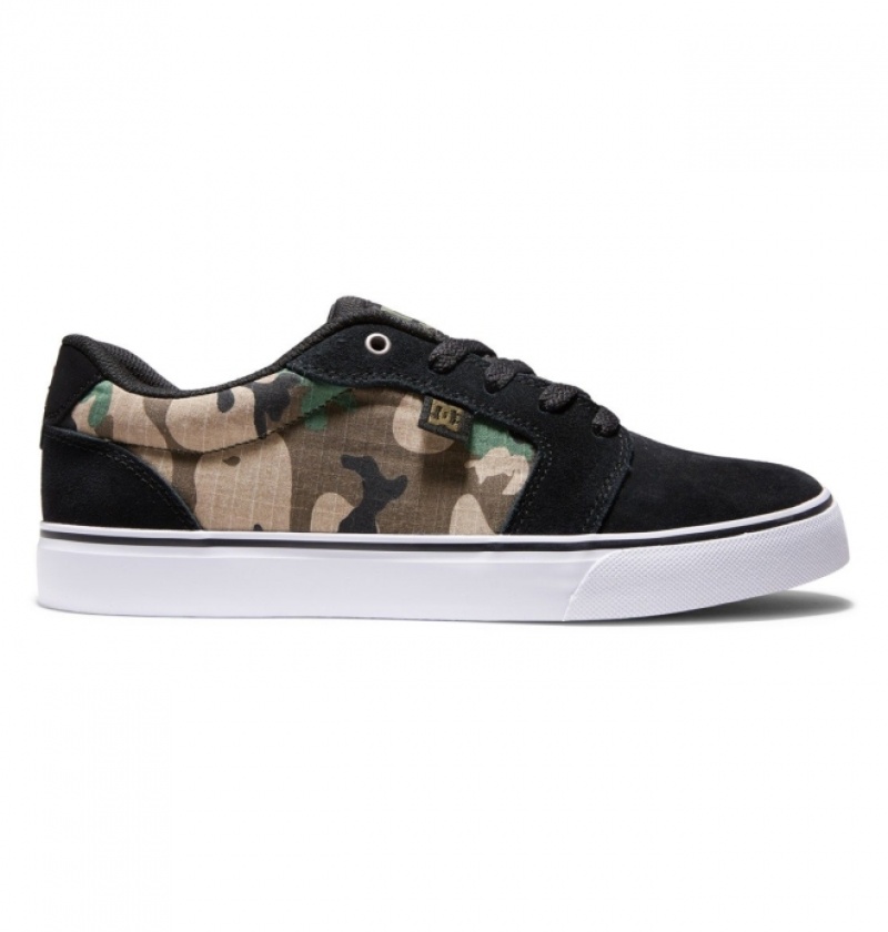 Basket DC Anvil Noir Camouflage Homme | OPM-3836282