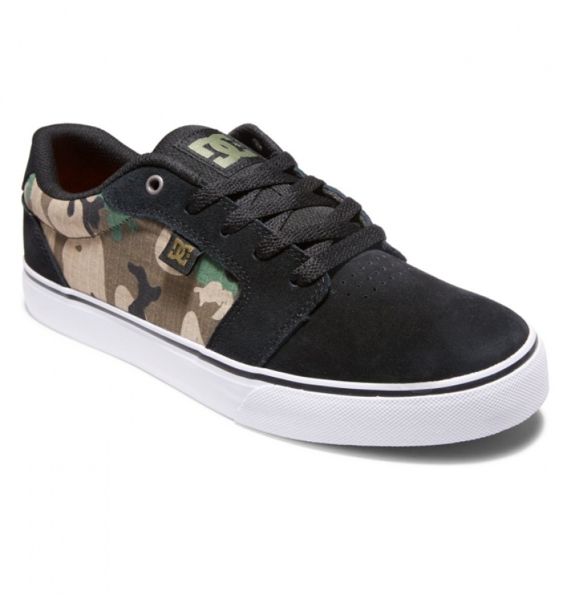 Basket DC Anvil Noir Camouflage Homme | OPM-3836282