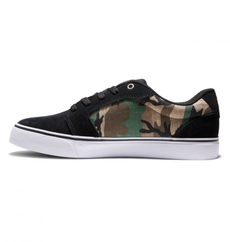 Basket DC Anvil Noir Camouflage Homme | OPM-3836282