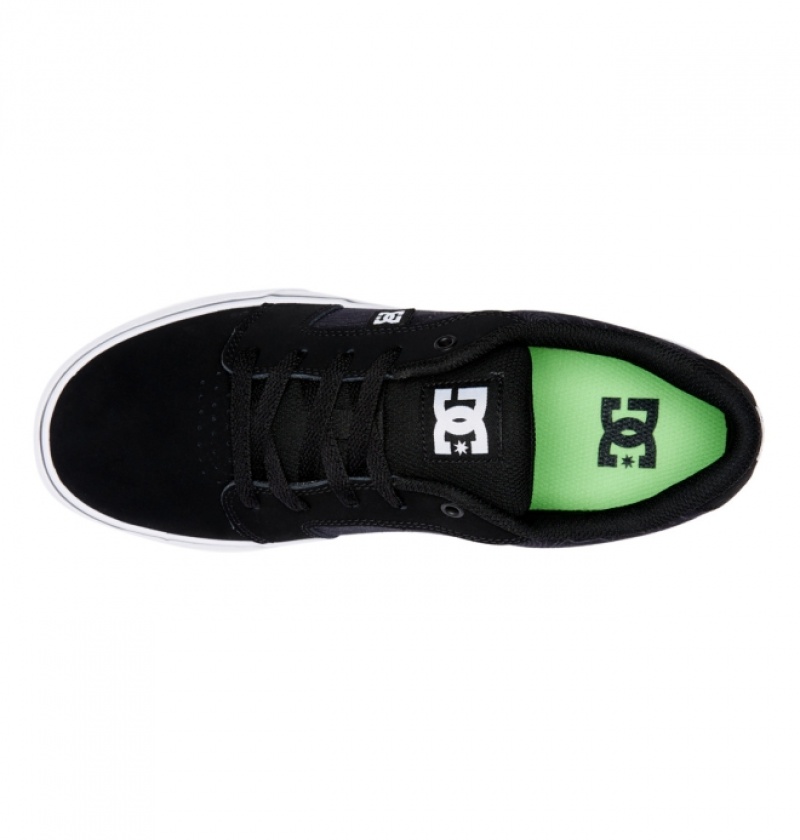 Basket DC Anvil Noir Vert Clair Homme | NGY-1661218