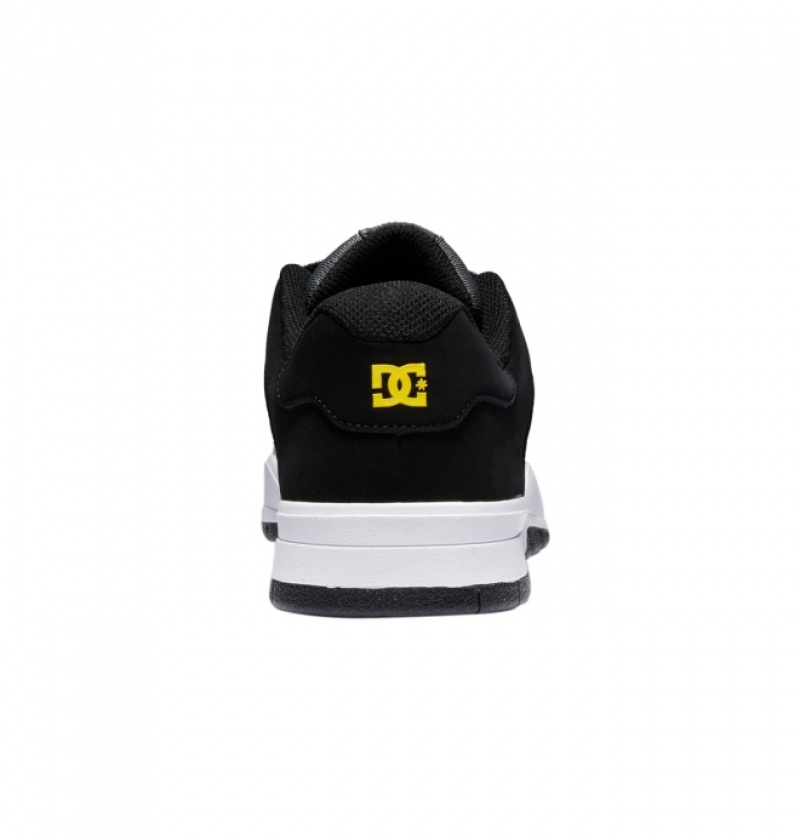 Basket DC Central Noir Grise Jaune Homme | ELE-1401721