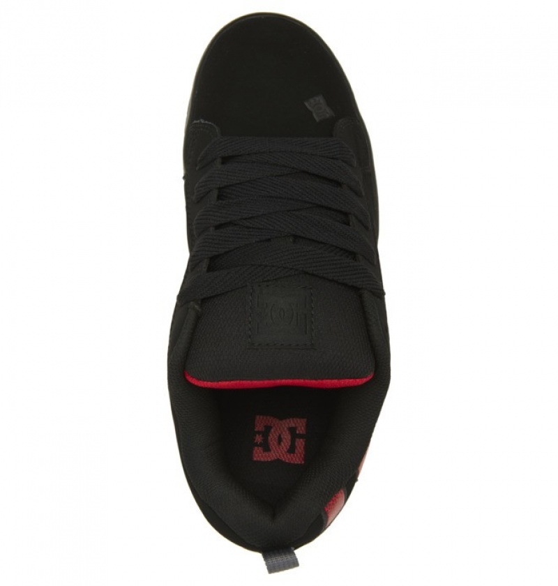 Basket DC Court Graffik Noir Rouge Homme | GNB-9411777