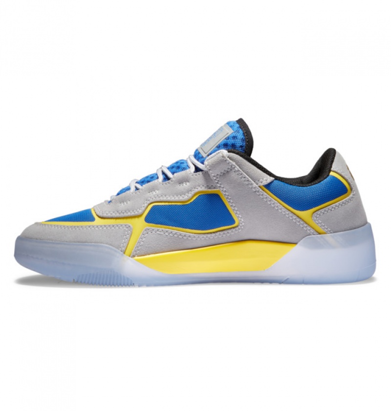 Basket DC Hongo x Metric Grise Bleu Jaune Homme | ZQB-1630969