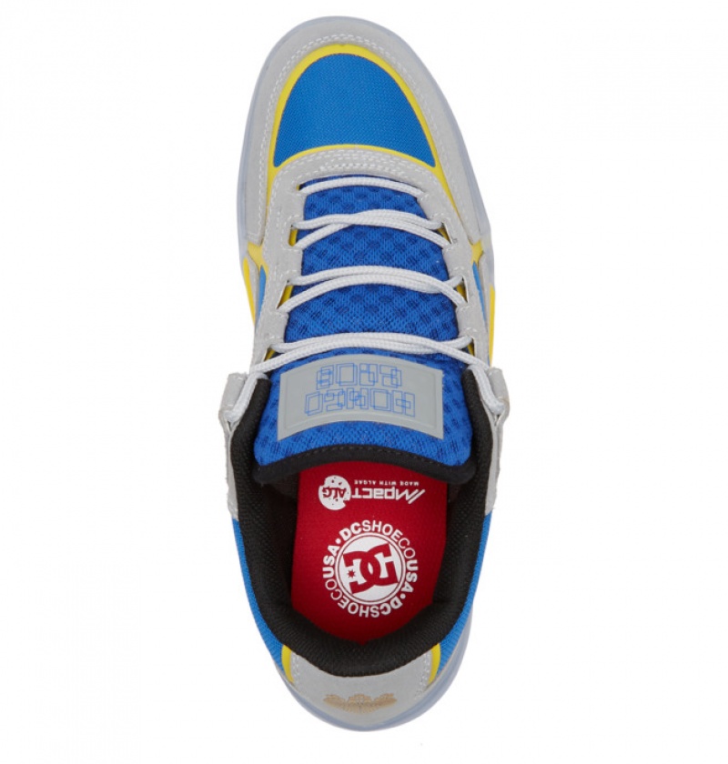 Basket DC Hongo x Metric Grise Bleu Jaune Homme | ZQB-1630969