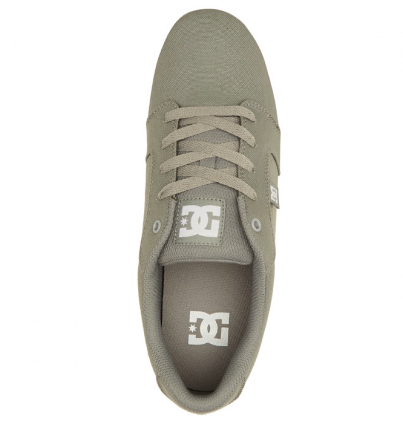 Basket DC Anvil Tela Grise Kaki Homme | ESA-4585203