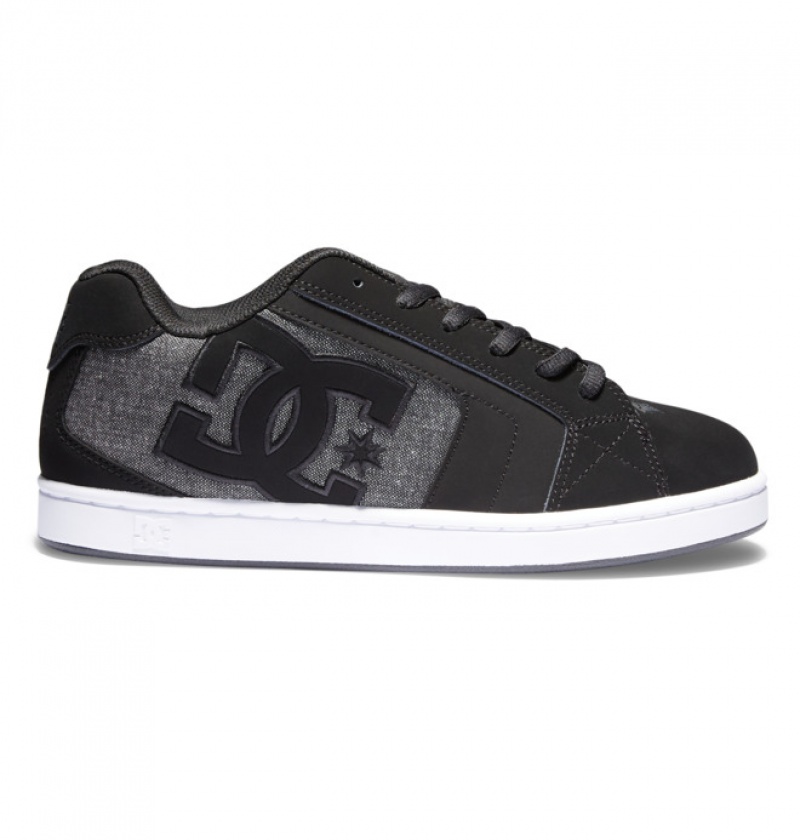 Basket DC Net Noir Grise Homme | PTG-8576874