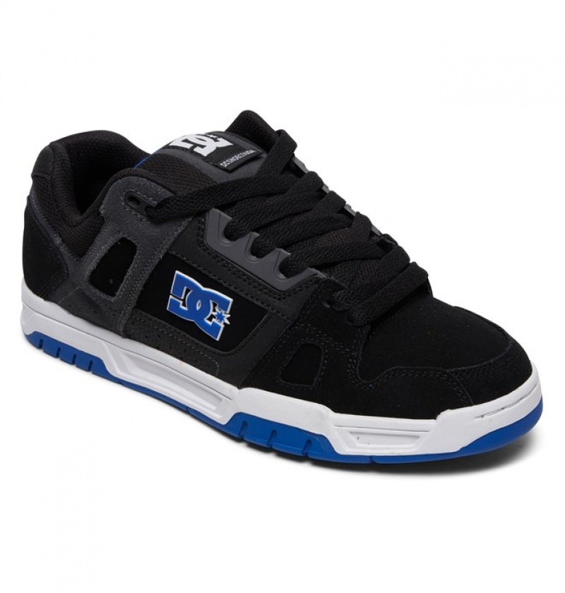 Basket DC Stag Noir Bleu Homme | STU-1612499